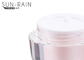 Il cosmetico di plastica della mini radura crema rosa del barattolo stona la bottiglia per cura 15ml 30ml SR-2398A dell'occhio