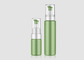 Le bottiglie verdi della lozione della pompa dell'animale domestico avvitano l'imballaggio cosmetico della bottiglia dell'animale domestico