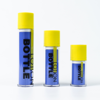 Moda 15ml 30ml 50ml Bottiglia cosmetica rotante per imballaggi per la cura della pelle con serigrafia