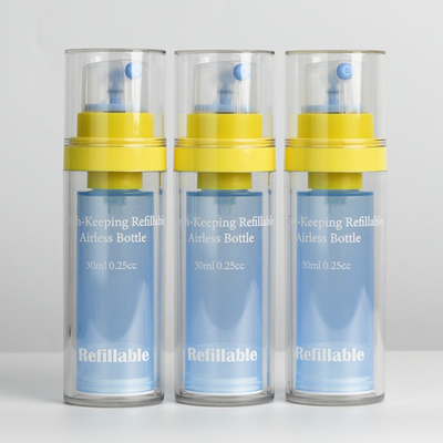 Produttori Bottiglia in PET a doppia parete Riempievole Fresco-Mantenimento 30ml Bottiglia Pompa senza aria