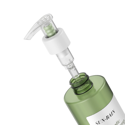 Tutto in plastica riciclabile 28/410 Pompa di lozione in plastica PCR Pompa di crema personalizzata sinistra destra