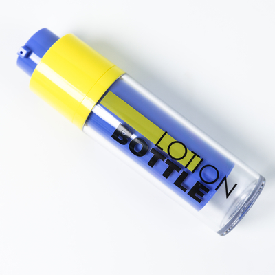 Moda 15ml 30ml 50ml Bottiglia cosmetica rotante per imballaggi per la cura della pelle con serigrafia