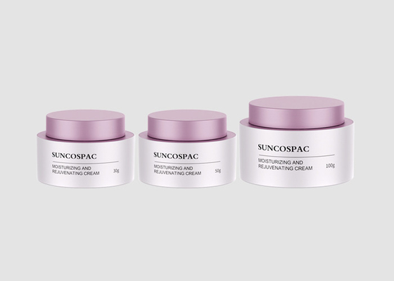 Contenitore rotondo cosmetico di plastica amichevole dei barattoli 30g 50g 100g pp di Eco
